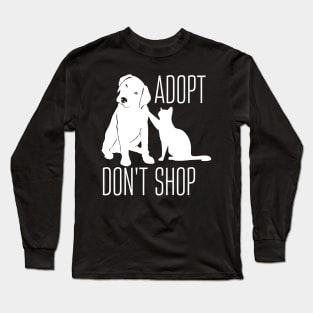 Adopt Don’t Shop Long Sleeve T-Shirt